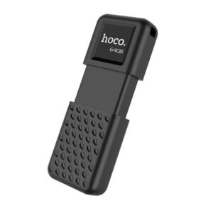 Hoco Flash Drive Intelligent 64GB USB 2.0 Zinc Alloy Μαύρο UD6