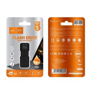 Hoco Flash Drive Intelligent 64GB USB 2.0 Zinc Alloy Μαύρο UD6 - Image 2
