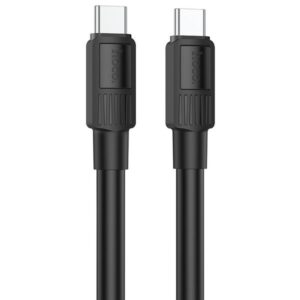 Hoco Καλώδιο Σύνδεσης Solid 1m USB-C Σε USB-C Fast Charging 60W 3A Υψηλής Αντοχής Μαύρο X84 - Image 4