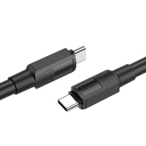Hoco Καλώδιο Σύνδεσης Solid 1m USB-C Σε USB-C Fast Charging 60W 3A Υψηλής Αντοχής Μαύρο X84 - Image 3