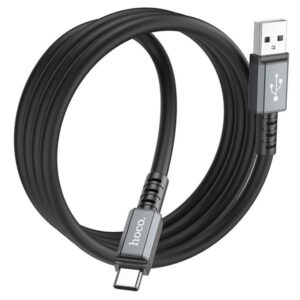 Hoco Καλώδιο Σύνδεσης Strength 1m USB Σε USB-C 60W Υψηλής Αντοχής 3A Μαύρο X85 - Image 2