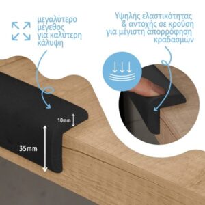 Sipo Αφρώδες Προστατευτικό Ρολό Επιφανειών 2m Μαύρο SIP-SBS-T11-F2 | Homidoo.gr