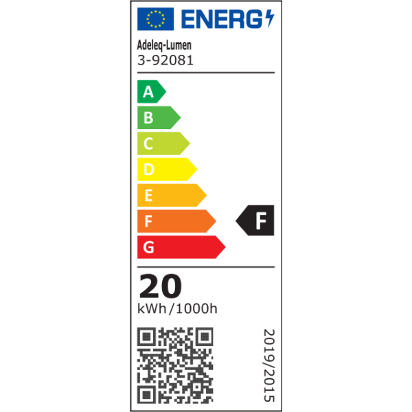 Adeleq Φωτιστικό LED Οβάλ Αλουμινίου LED 60cm 20W CCT Λευκό 3-92081 - Image 2