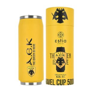 Estia Θερμός - Κούπα Καφέ Travel Cup 500ml AEK Bc Edition 00-13233
