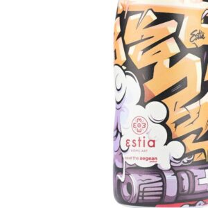 Estia Θερμός Παγούρι Travel Flask Save The Aegean 500ml Graffiti Rhythm 01-22068 - Image 3