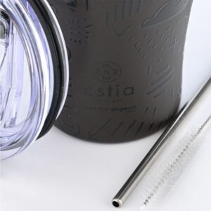 Estia Θερμός Κούπα Coffee Mug Save The Aegean 350ml Noir Echo 01-22891 - Image 4