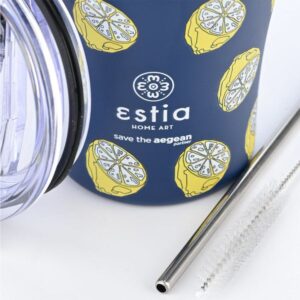 Estia Θερμός Coffee Mug Save The Aegean 350ml Citrus Infusion 01-22952 - Image 3
