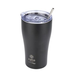 Estia Θερμός Coffee Mug Save The Aegean 500ml Midnight Black 01-23122