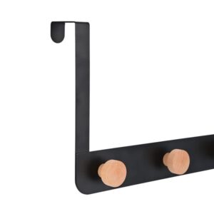 Estia Κρεμάστρα Πόρτας 3 Θέσεις 20x2.5x30cm Μεταλλική Μαύρη 02-18269 - Image 3