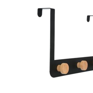 Estia Κρεμάστρα Πόρτας 5 Θέσεις 20x2.5x40cm Μεταλλική Μαύρη 02-18283 - Image 3