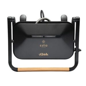 Estia Τοστιέρα - Σαντουιτσιέρα Oak 2 Θέσεων 1300w Με Αντικολλητικές Πλάκες Μαύρη 06-18948
