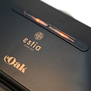 Estia Τοστιέρα - Σαντουιτσιέρα Oak 2 Θέσεων 1300w Με Αντικολλητικές Πλάκες Μαύρη 06-18948 - Image 4