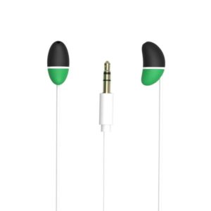 Allocacoc EarBeans Ακουστικά Ψείρες Σε Σχήμα Φασολιού Kelly Green 10468GN/EBNAUX