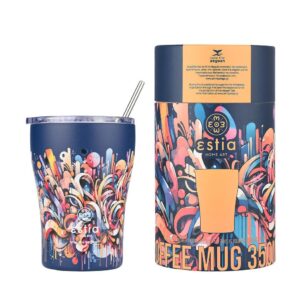 Estia Θερμός Coffee Mug Save The Aegean 350ml Vibrant Vortex 01-22921 - Image 2