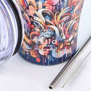 Estia Θερμός Coffee Mug Save The Aegean 350ml Vibrant Vortex 01-22921 - Image 6