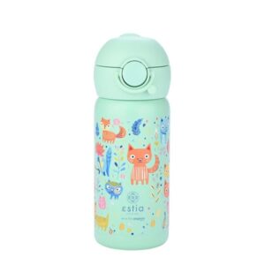 Estia Θερμός Παιδικό Wonder Bottle Save The Aegean 350ml Feline Foliage 01-23461