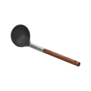 Estia Κουτάλα Βαθιά Stone PBT Νάυλον 30cm Με Ξύλινη Λαβή 01-2626