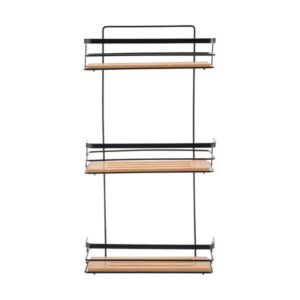 Estia Εταζέρα Bamboo Essentials Μεταλλική Ίσια 3 Θέσεων 25.5x10.5x49cm 02-12779 - Image 2