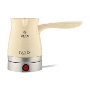 Estia Ηλεκτρικό Μπρίκι Ivoris 800w Με Αποσπώμενη Βάση 360° Ιβουάρ 06-19204