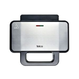 Telco Τοστιέρα - Σαντουιτσιέρα 1000W Με XL Grill Αποσπώμενες Πλάκες ZJ-255 Inox 060128