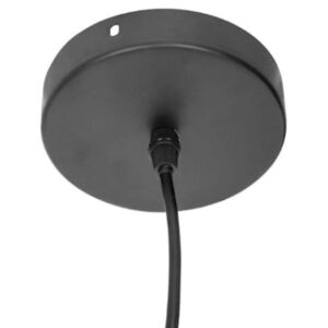 Pakoworld Φωτιστικό Οροφής Flave 1xΕ27 Φ19x132εκ Μαύρο 199-000072 - Image 3