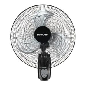Eurolamp Ανεμιστήρας Βιομηχανικός Τοίχου Φ50cm 100W Με Τηλεχειριστήριο Μαύρος 300-23507
