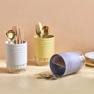 Lalos Βάση Για Μαχαιροπήρουνα Πλαστική Sweet Home Υ15.7xΦ12cm Κίτρινο 6320 - Image 4