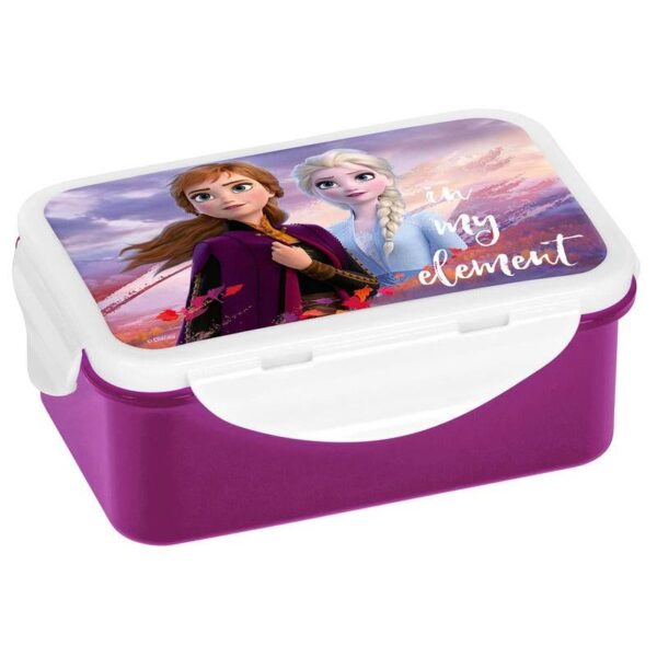 Geda Labels Φαγητοδοχείο Frozen 2 Anna And Elsa 650ml PP BPA Free Μωβ GE13812