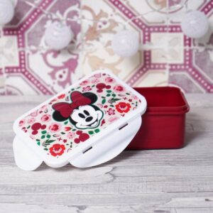 Geda Labels Φαγητοδοχείο Minnie 650ml PP BPA Free Κόκκινο Κερασί GE14268 - Image 2