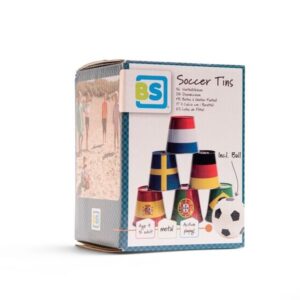 Bs-Toys Παιχνίδι Κινητικής Δραστηριότητας - Τενεκεδάκια Ποδόσφαιρο 4+ Ετών GA447 - Image 2