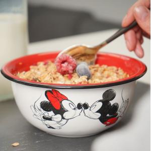 Geda Labels Κεραμικό Μπωλ Πρωινού 600ml Mickey And Minnie Mouse Kiss Sketch Red GE14318 - Image 2