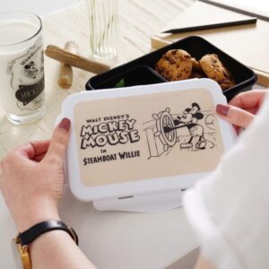 Geda Labels Φαγητοδοχείο Mickey Steamboat Willie Vintage 1100ml PP BPA Free Μπεζ-Μαύρο GE14904 - Image 2
