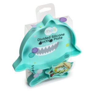 Melii – Πιάτο Σιλικόνης Με Βεντούζα Shark Τιρκουάζ MEL17500 - Image 3