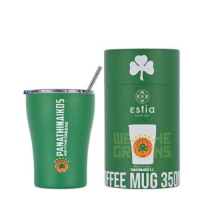 Estia Θερμός Coffee Mug Panathinaikos BC Edition 350ml 00-13257 - Image 2