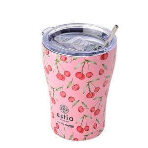 Estia Θερμός Ποτήρι – Κούπα Coffee Mug Save The Aegean 350ml Cherry Rose 01-16876 - Image 2