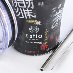 Estia Θερμός Coffee Mug Save The Aegean 350ml Tokyo Underground 01-22907 - Image 4