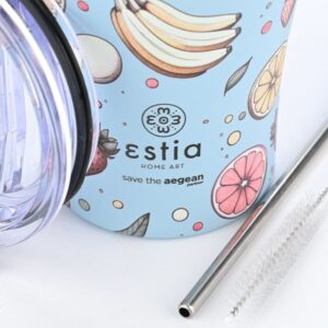 Estia Θερμός Coffee Mug Save The Aegean 350ml Subdued Harvest 01-23058 - Image 3