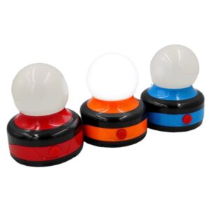 OEM Φακός Camping LED Με Μαγνήτη Και Γατζάκι ZY-717 Μπαταρίας 3xAA Πορτοκαλί 190-063-Orange - Image 2