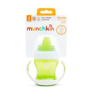 Munchkin Εκπαιδευτικό Κύπελλο 118ml Με Λαβές Και Μαλακό Στόμιο Gentle First Cup Πράσινο 51785 - Image 5