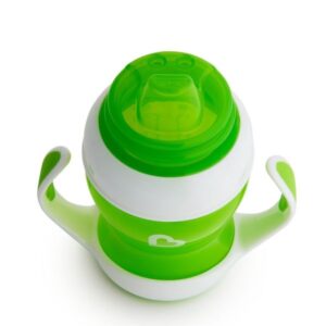 Munchkin Εκπαιδευτικό Κύπελλο 118ml Με Λαβές Και Μαλακό Στόμιο Gentle First Cup Πράσινο 51785 - Image 3