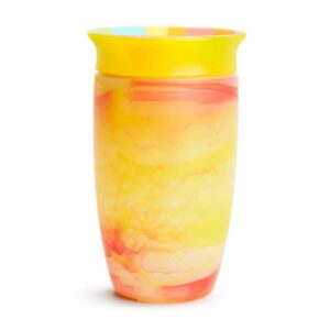 Munchkin Εκπαιδευτικό Ποτήρι Miracle 360° Sippy Cup - Tropical Swirl 296ml Κίτρινο 90316-C