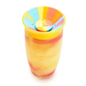 Munchkin Εκπαιδευτικό Ποτήρι Miracle 360° Sippy Cup - Tropical Swirl 296ml Κίτρινο 90316-C - Image 2