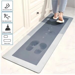 Lalos Χαλάκι Μπάνιου Αποστράγγισης Bathroom 40x120cm Μπλε 9101-A - Image 7