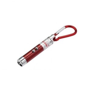 Oem Μπρελόκ Με Φακό - Laser - Money Check 3 Σε 1 Κόκκινο AN16-223-Red