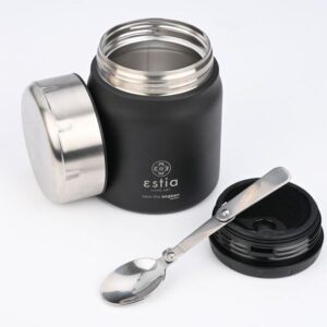 Estia Θερμός Φαγητοδοχείο Lunch Pot Save The Aegean 0.5lt Midnight Black 01-21658