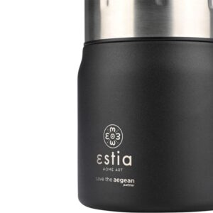 Estia Θερμός Φαγητοδοχείο Lunch Pot Save The Aegean 0.5lt Midnight Black 01-21658 - Image 4