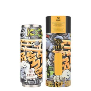 Estia Θερμός Travel Cup Save The Aegean 500ml Graffiti Rhythm 01-22655