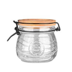 Estia Δοχείο Αποθήκευσης Allure 500ml 11x11x11.5cm Καπάκι Με Κλιπ Γυάλινο 01-23881 - Image 2
