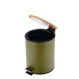 Estia Χαρτοδοχείο - Κάδος Μπάνιου Olive Soft Close 5lt Λαδί 02-15114 - Image 3