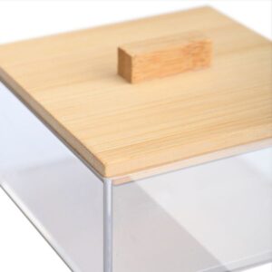 Estia Δοχείο Αποθήκευσης Και Οργάνωσης 9x9x6cm Με Καπάκι Bamboo Essentials 02-17675 - Image 4